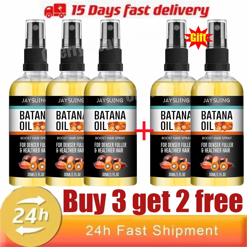 Batana Oil Hair Growth Serum Spray Repair Hair Nourish Root Regrowth Hair Anti Hair Loss Essence Men Women Hair Care Products