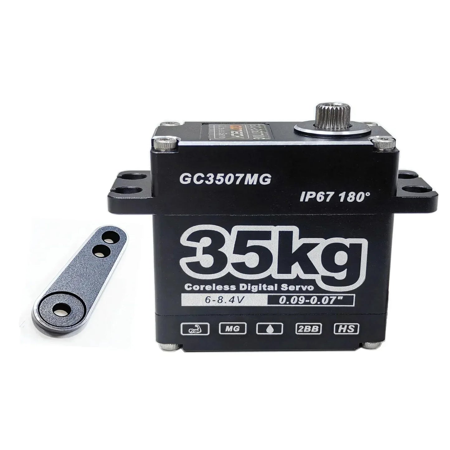 25kg 35kg 45kg RC Servo Metal Waterproof Servo For RC 1/10 1/8 Traxxas TRX4 Axial SCX10 Crawler Car Robot Truck Robot Parts
