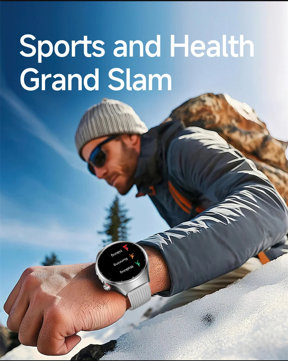 2026 G6 Max Smartwatch – 1000mAh Battery, Bluetooth Call, GPS Tracking & LED Flashlight | Men