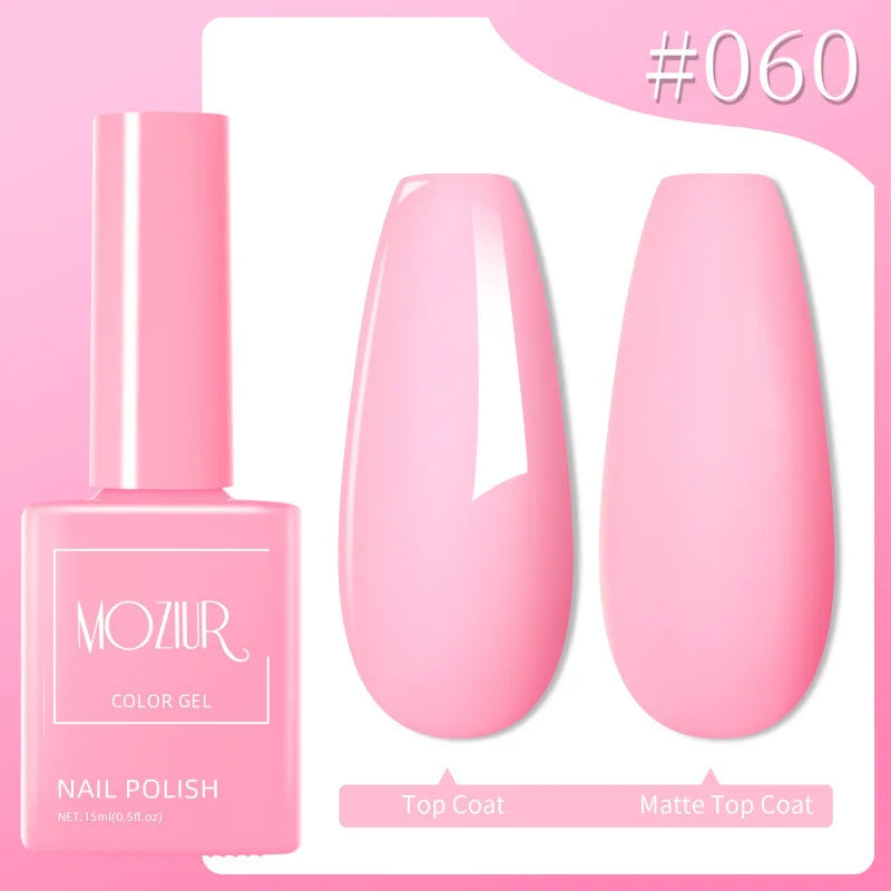 Colorful Hot Sale Uv Gel Nail Polish Set Soak Off Gel Nail Polish 15ml Professional Nail Gel Polishes