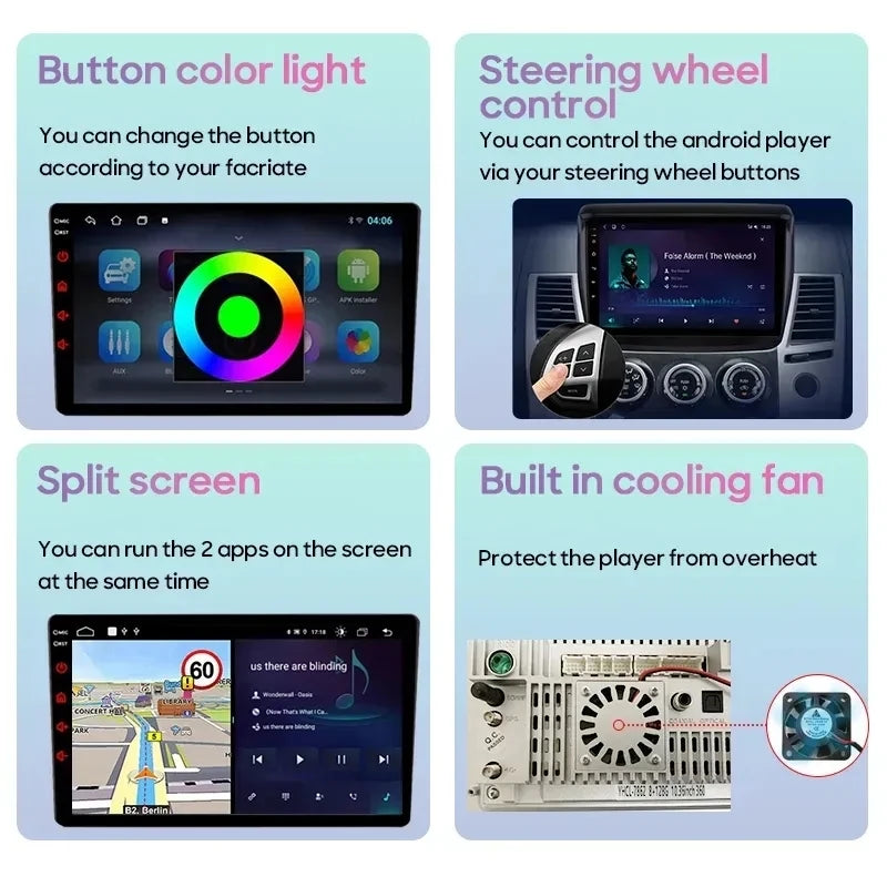 Android 16 Car Radio Player For Peugeot 408 1 2012 - 2020 For Peugeot 308 1 T7 2007 - 2015 Wireless Android Auto Touch Screen 4G