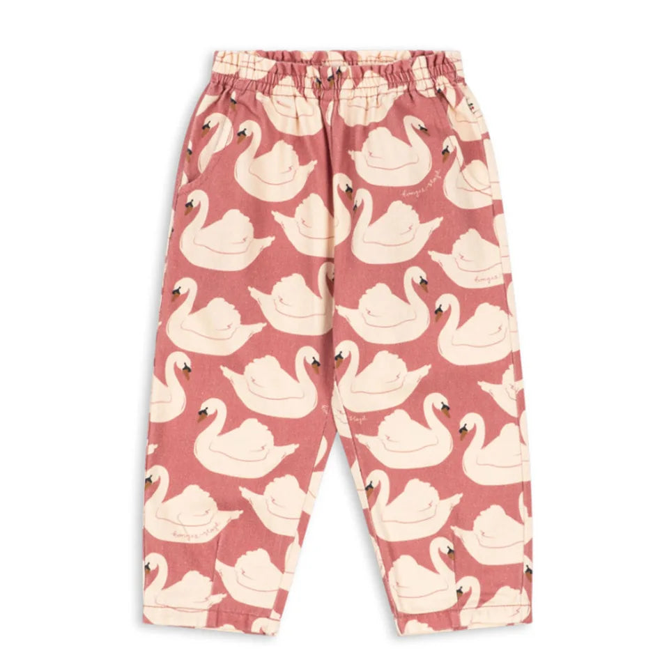 Girls Swan Print Winter Coat - Fleece-Lined Padded Jacket - photo 6