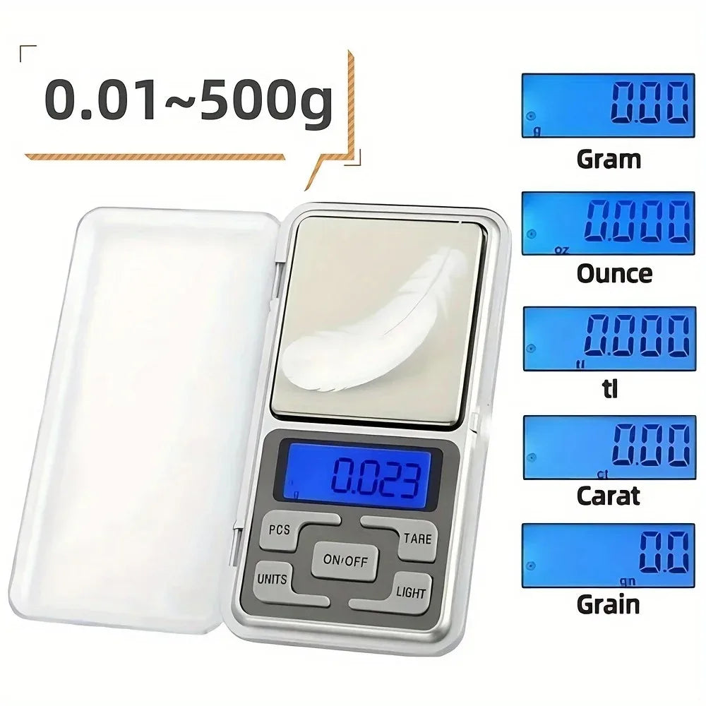 Portable Mini Jewelry Scale High Precision Antique Electronic Weighing Tea Household Gold Weight
