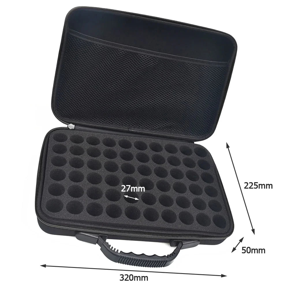 30/60 Bottles Essential Oil Case 15ml Essential Oil Collecting Bags Travel Portable Carrying Cases Nail Polish Storage Bag