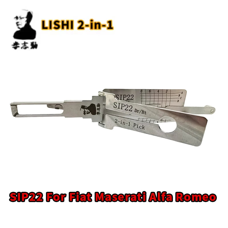 8PCS LISHI 2in1 Decoder For Volkswagen Audi Mercedes-Benz Skoda Porsche Ford Chevy Buick Hyundai Toyota BMW Locksmtihs tool