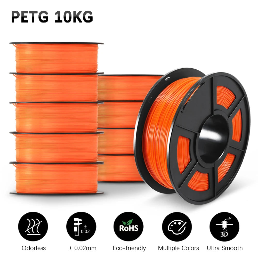 SUNLU 3D Filament PLA/PLA META/PETG/ABS/TPU/PLA MATTE 1.75mm 10Roll 1KG/0.5KG 3D Printer Filament for 3D Printer