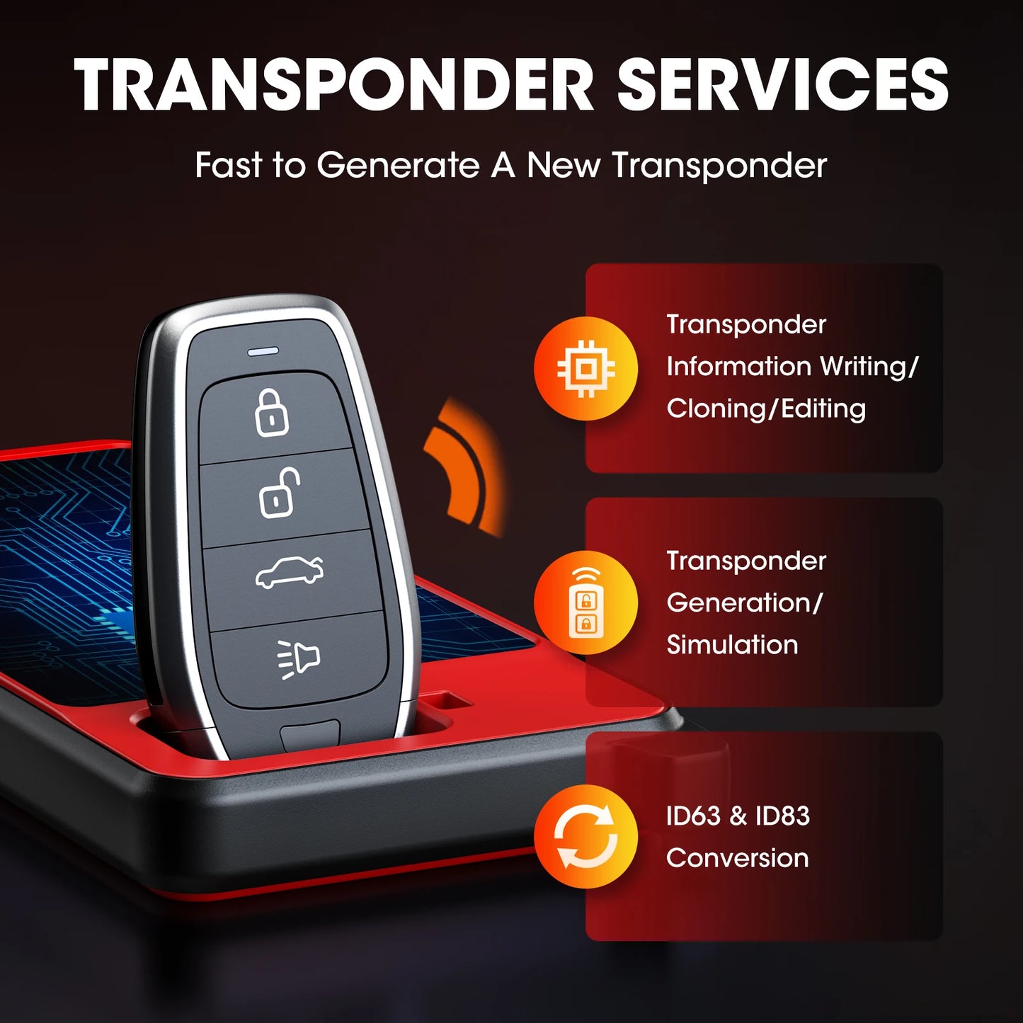 AUTEL KM100E Key Programmer KM100E 60S Universal Key Generator Immobilizer KM100 Key Programming Tool Lifetime Free Update