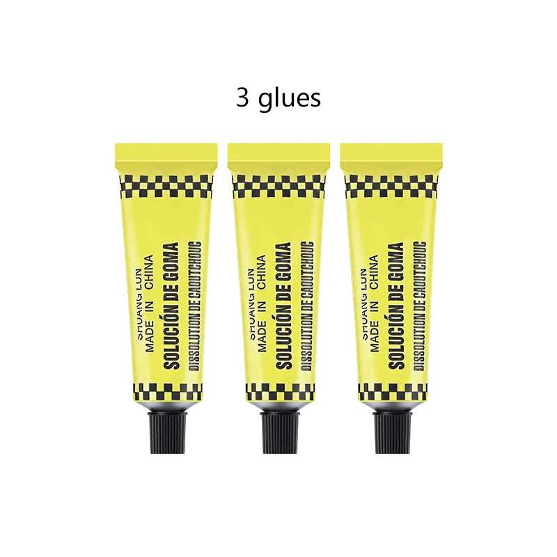 Car Tire Repair Kit for Tubeless Tires: Rubber Strips, Glue & Plug Tools - Auto/Motorcycle Puncture Maintenance