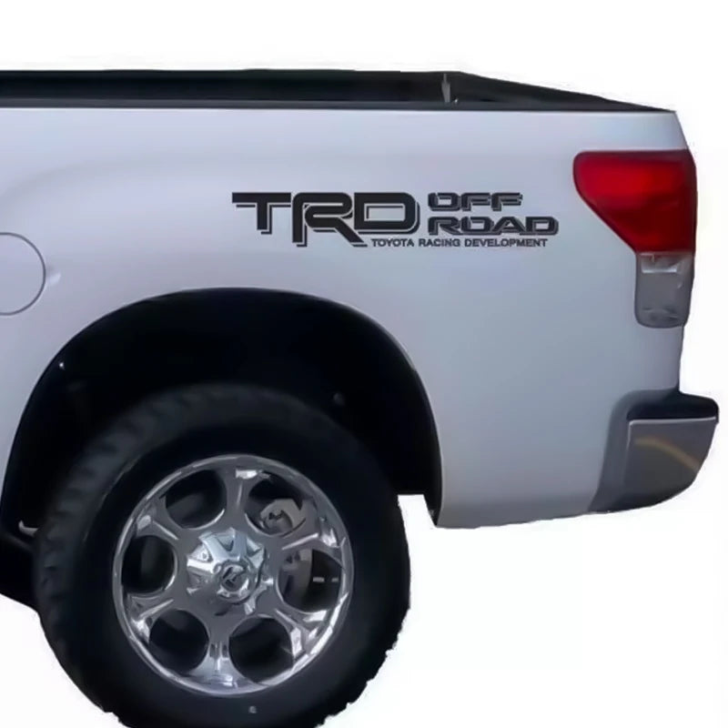 Suitable for Toyota Transit logo TRD OFFROAD modified sticker, personalized decorative body sticker waterproof latte