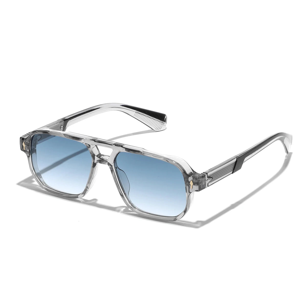 Transparent Frame Sunglasses — Retro Unisex UV400 Shades