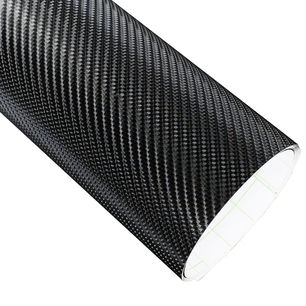 2D 3D 4D 5D 6D Gloss Carbon Fiber Vinyl Wrap Film Air Release Waterproof Sunscreen Fit For Car Motorcycle Laptop Phone Cover DIY