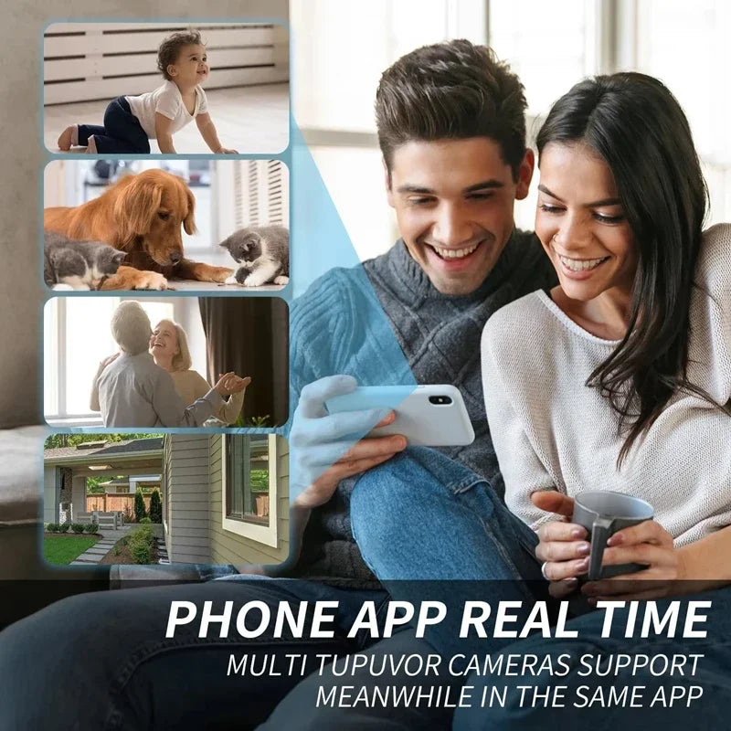 4K Mini Wireless Camera — Night Vision Home Monitor with WiFi