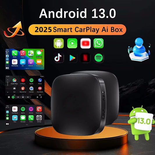 Wireless CarPlay & Android Auto Adapter, Compatible with Toyota Mazda Hyundai Haval GMC Ford MG VW