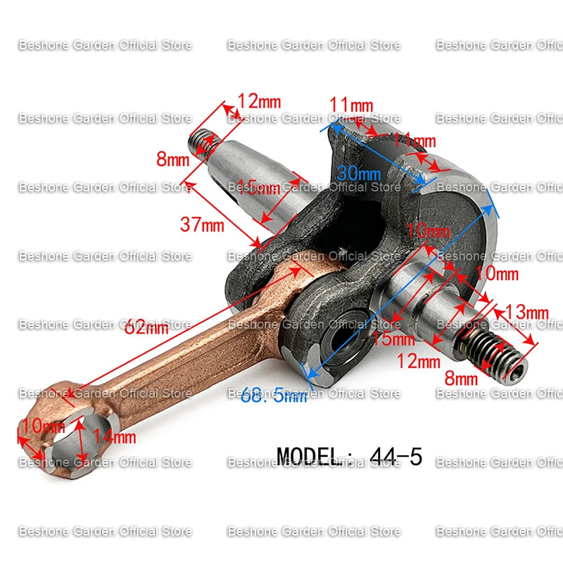 Crankshaft Hardened Steel for Brush Cutter Engine 40-5 44-5