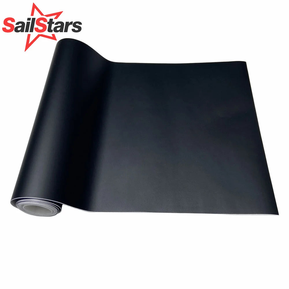 Matte Black Car Sunshade Perforated Vinyl Film Auto Front Windshield Self-Adhesive Decal Stickers