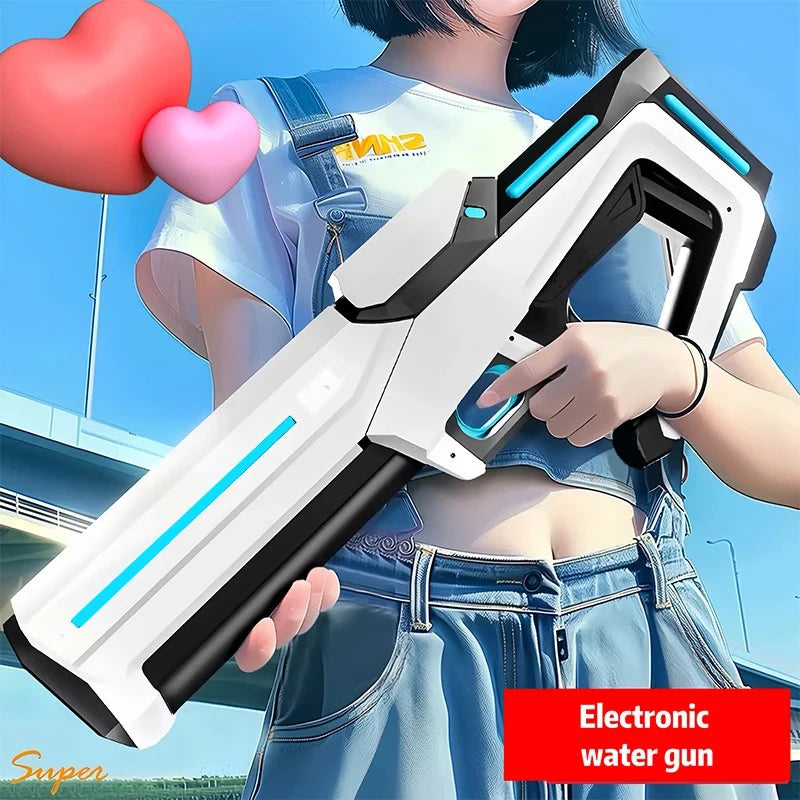 Electric Water Gun for Adults — Automatic Squirt Summer Blaster