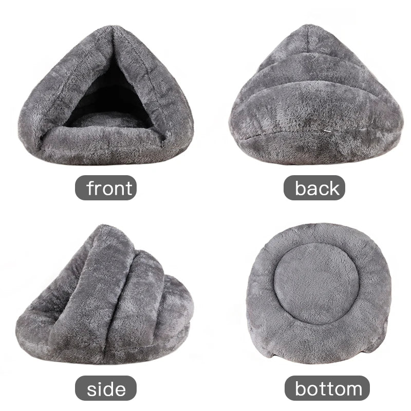 Plush Basket Dog Bed - Washable Bed for Small & Medium Pets – photo 2