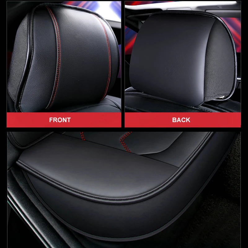 PU Leather Front Car Seat Cover, Universal Cushion Protector