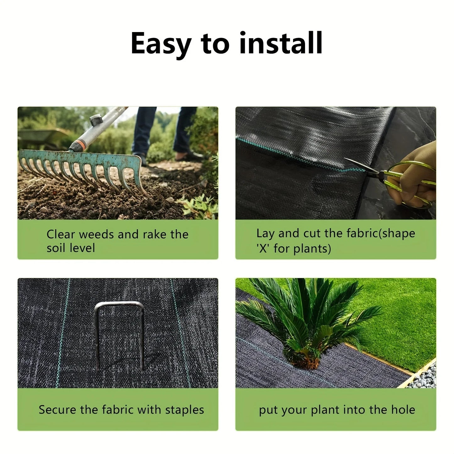 Weed Control Cloth for Agriculture, Weed Control Cloth for Gardens, Weed Barrier Cloth for Greenhouses, Weed Mat for Greenhouses