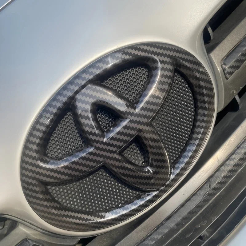 3D Car Emblem sticker For Toyota Front Grill Hood Rear Trunk Logo Corolla Camry RAV4 Hilux Yaris Prius Prado Badge Accessory