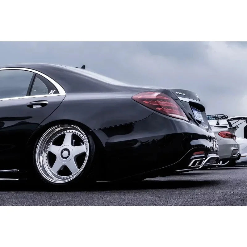 【2025】Deep Concave Dish Polished T6061 Forged Wheel 19 20 21 22 23 24 Inch 5X112 5X108 5X114.3 5X120 Hubs For Mercedes-Benz