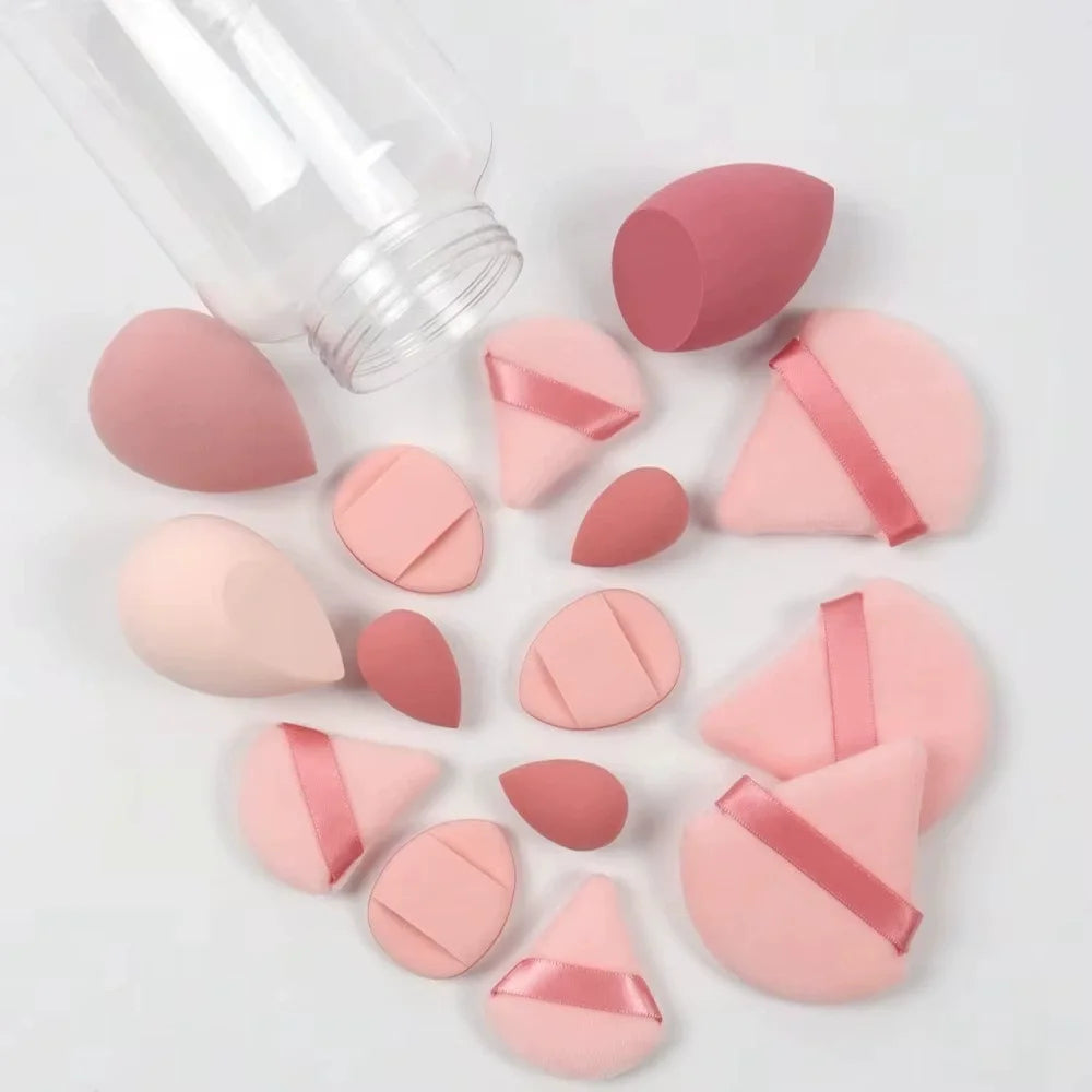Makeup Sponge Set - 12/15 Pcs Blending Beauty Tools
