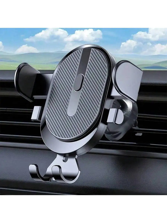 Auto-Locking Car Phone Holder - Air Vent Mount Compatible with iPhone & Samsung