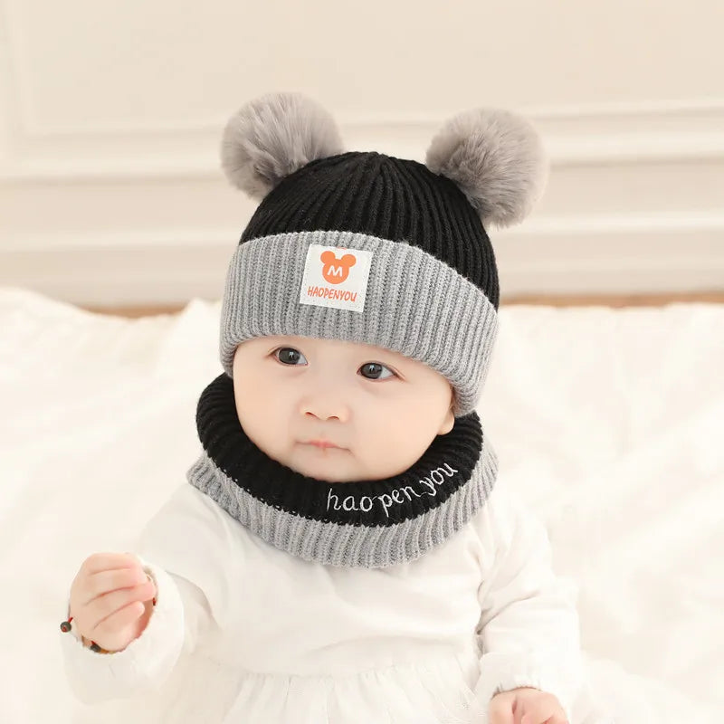 Baby Bear Knit Hat & Scarf Set - Crochet Winter Bonnet for Toddlers - photo 10