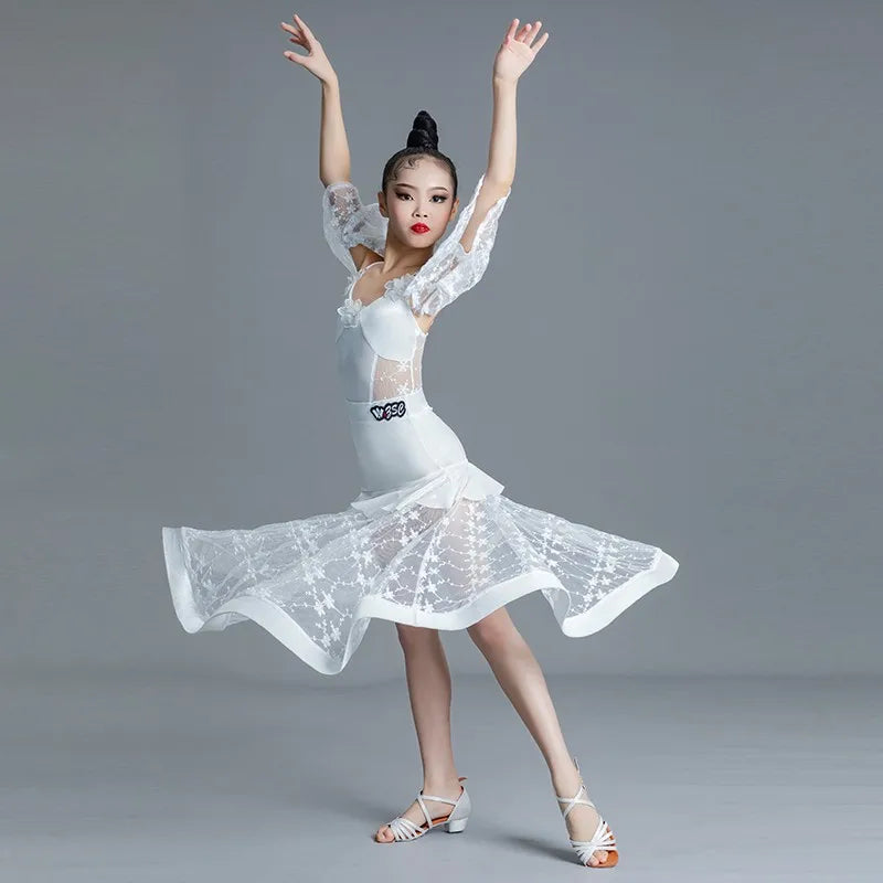 Girls national standard modern dance dress