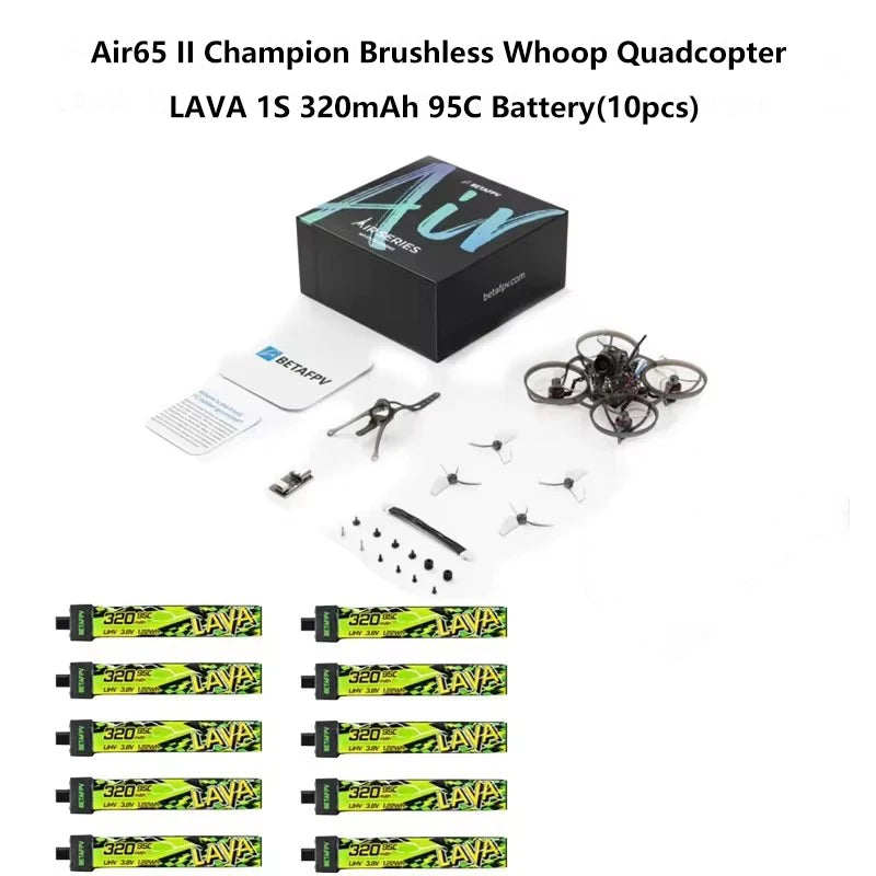 BETAFPV Air65 II Matrix FC 5in1 V2 Brushless Whoop Quadcopter For LAVA 1S II 320mAh Battery/Champion/Racing/Freestyle Drone NEW