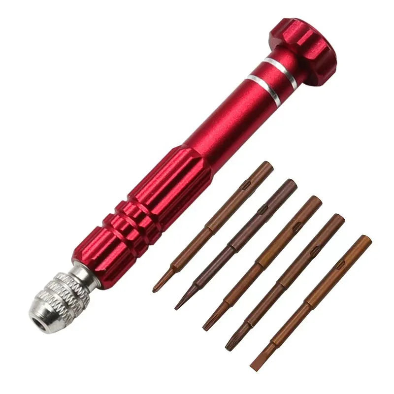5 in 1 Multi-Function Screwdriver Set Mobile Phone Watch Glasses Disassembly Tool Notebook Watch Repair Tools Repair Accessory