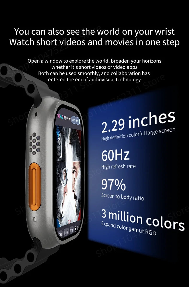 S10 Ultra 3 MAX Smartwatch — 4G/5G LTE, Rotating Camera, GPS & NFC