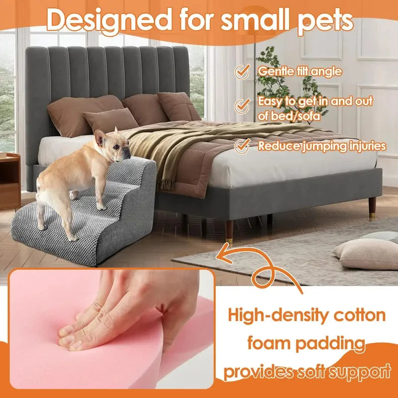 Sofa & Bed Side Dog Stairs - Steps for Small Dogs – photo 3