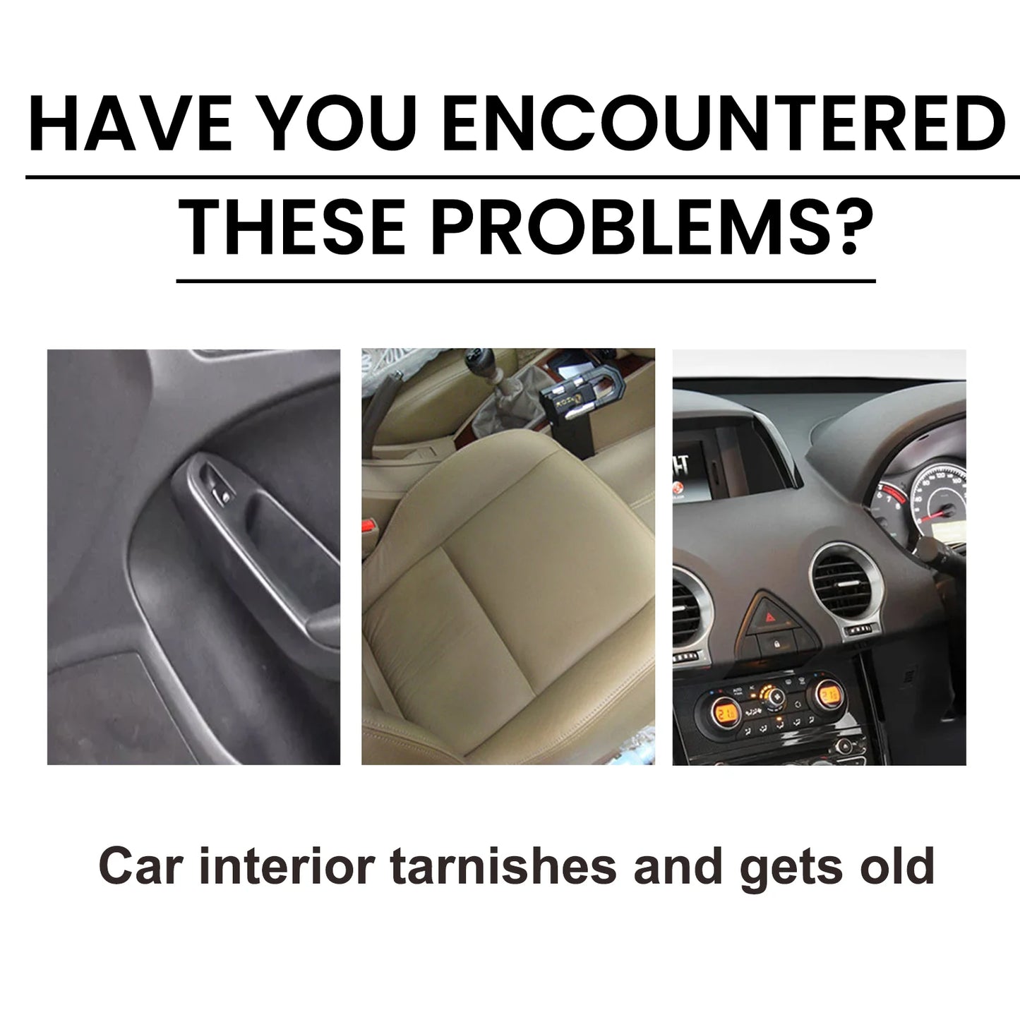 Homonth Nano Plastic Restorer Car Interior Seat Instrument Panel Instant Decontamination Polish Maintenance Cleaning Agent