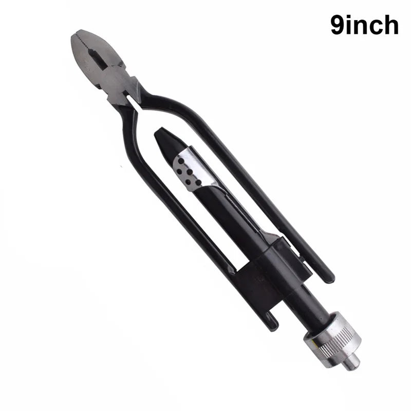 Twist Pliers Fuse Pliers One-Way Twist Pliers 6 inch 9 inch Motorcycle Aviation Safety Locks with Spring Return Heavy Duty Jaws