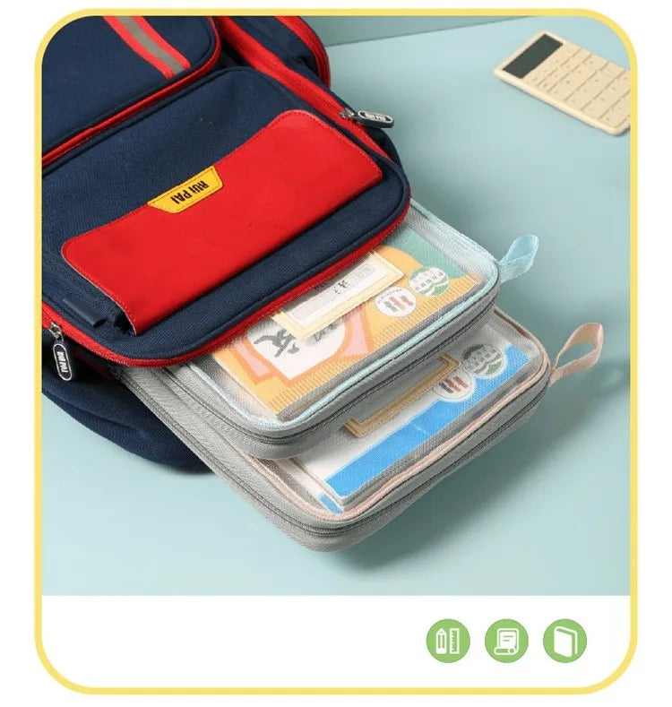 Transparent Stationery Storage Folder Hot Thicken Mesh Zipper File Packing A4 Size School Office Supplies Travel Storage Bags