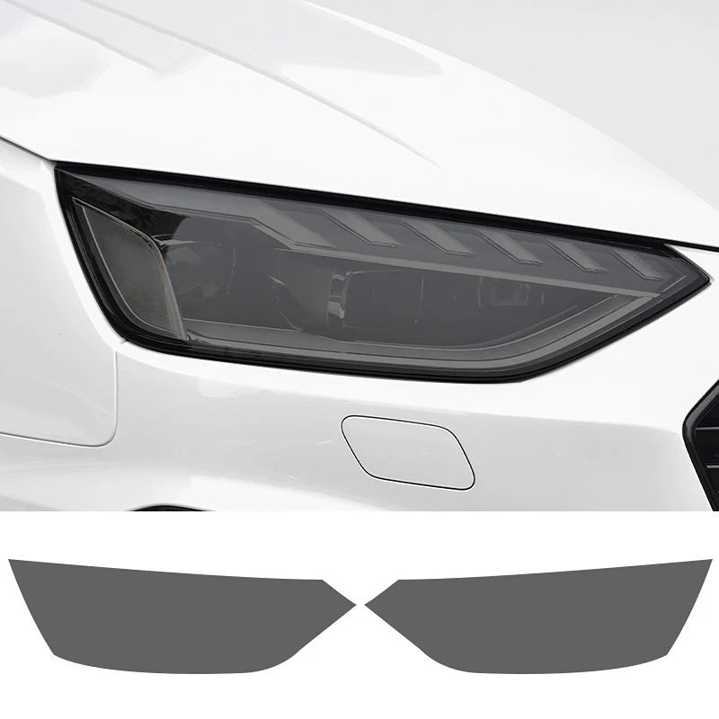 Smoked Black TPU Sticker Car Headlight Protective Film For Audi A3 8V S3 A4 B8 B9 A5 A6 S6 C8 A7 A8 D4 TT TTS Q3 Q5 Q7 Q8 RSQ8