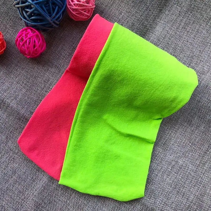 Candy Color Stretch Tights for Girls & Women — Soft Footed Dance Pantyhose