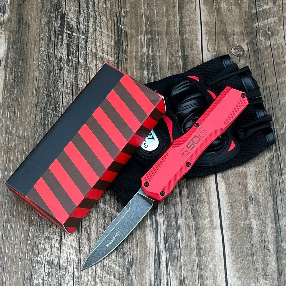 KS 9000 Matt Diskin Livewire K50 Pocket Knife D2 Steel Blade T6 Aluminum Handle Outdoor EDC Camping Knife Survival Hunting Tools