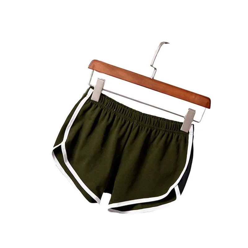 Women's High-Waist Fitness Sports Shorts – Yoga Running Cycling Hot Pants | S–XXXL (12 Colors)