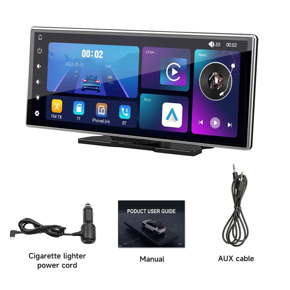 11.26" Universal Portable Wireless CarPlay & Android Auto Screen