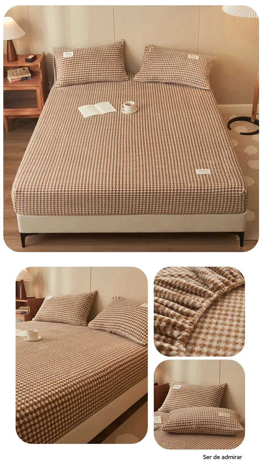 Winter warm coral fleece fitted sheet elastic mattress cover 150x200 fluffy plush bed linen luxury double bed king size