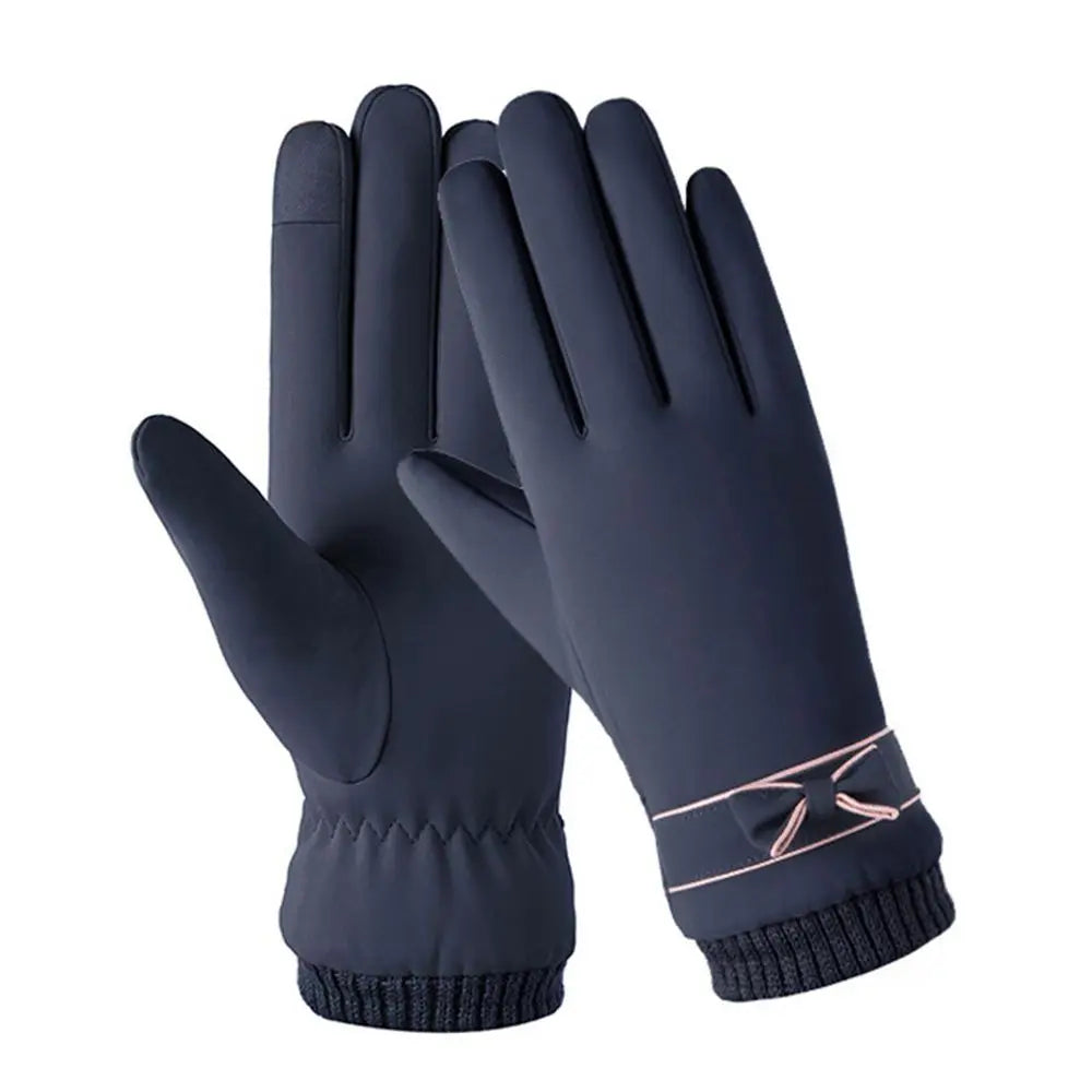 Women's Touchscreen Thermal Gloves - Windproof Winter Riding Gloves - photo 8