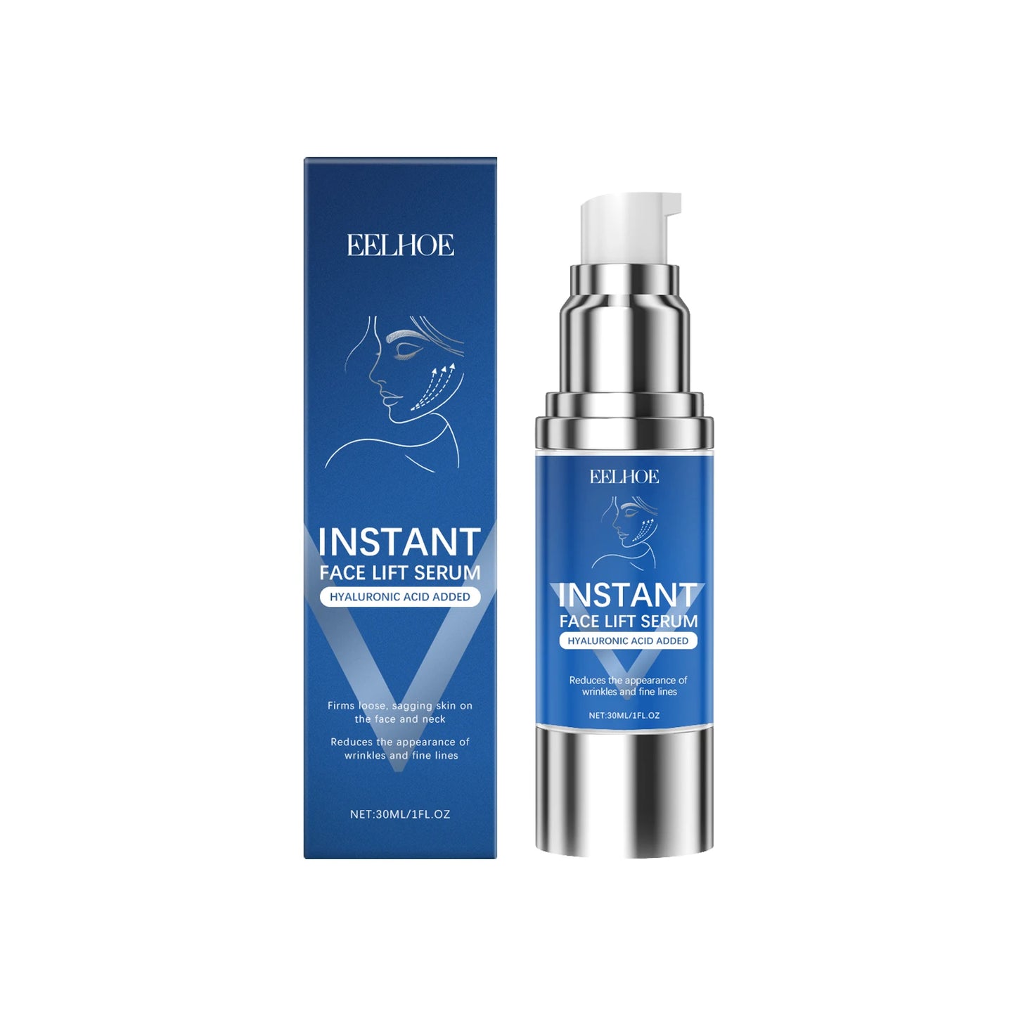 Instant Face Lifting Serum Firming Anti-Wrinkle Deep Moisturizing Brightening Smoothing Fade Fine Lines Tightening Essence