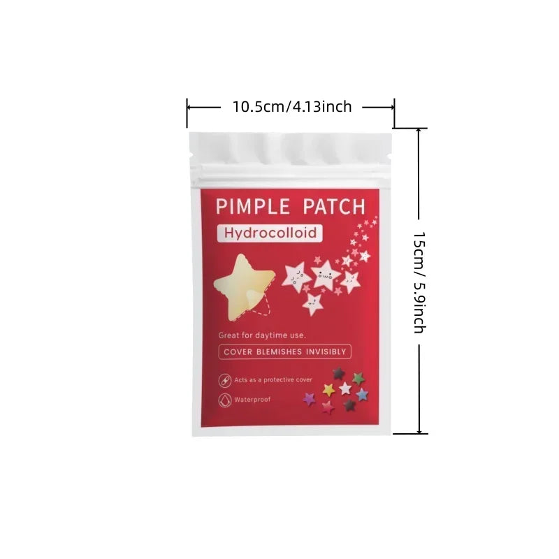 7-Color Star Blemish Patches 560/1400/1680pcs Hydrocolloid Invisible Stickers for All Skin