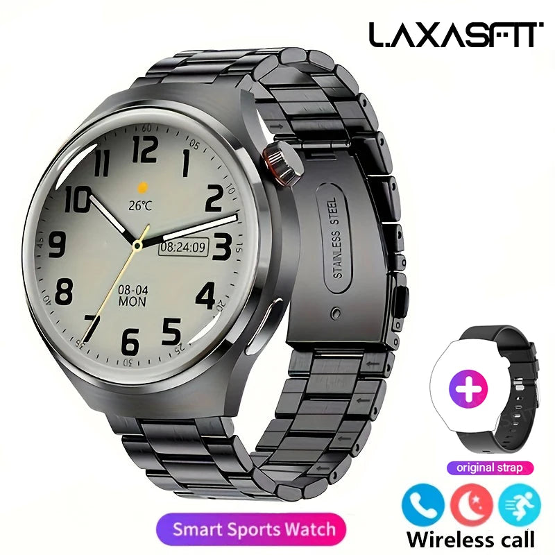 G.L Wear 2026 New Men's Smart Watch HD Display Health Tracking Bluetooth Calling Voice Assistant Sports Smartwatch