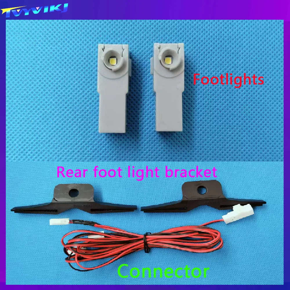 New 2/4 Pcs 12V LED Inner Ambient light For Toyota/Lexus/Honda/Mazda/Subaru Compatible Illumination Foot Lamp Glove Box Lamp