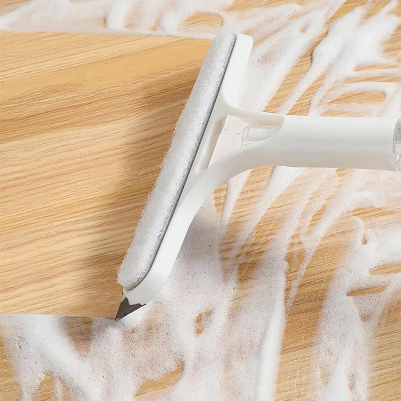 All-in-One Squeegee with Sprayer for Streak-Free Glass Cleaning