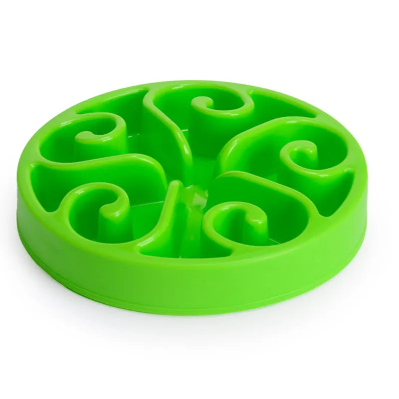 Round Maze Slow Feeder Dog Bowl - Non-Slip Puzzle Dish, 2 Sizes - photo 9