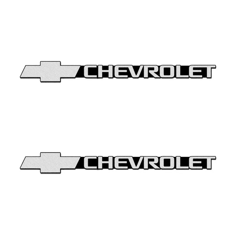 Chevrolet 3D Aluminum Sticker Decal Fit For Chevrolet Silverado Impala Malibu Equinox Cruze Camaro Blazer Spark Aveo TrailBlazer